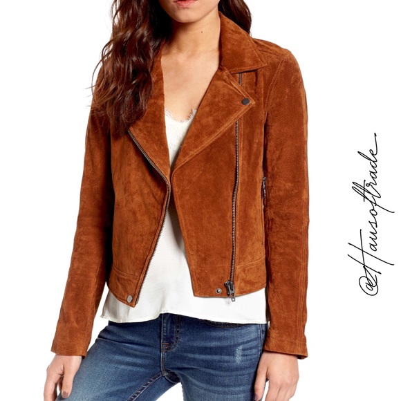 blank nyc tan suede jacket